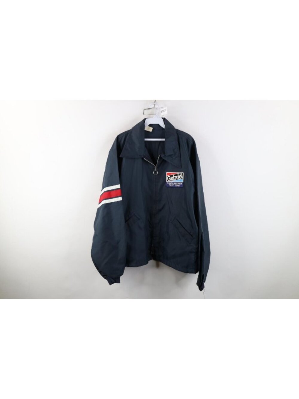 Vintage 70s Mens 2XL Gabriel Shock Absorber Car Racing Windbreaker Jacket USA